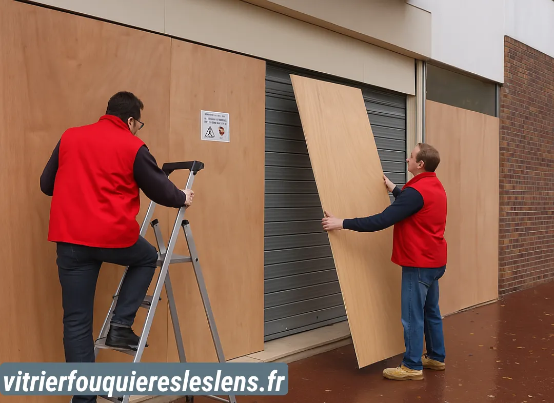 Mise en sécurité fermeture provisoire Fouquières-lès-Lens