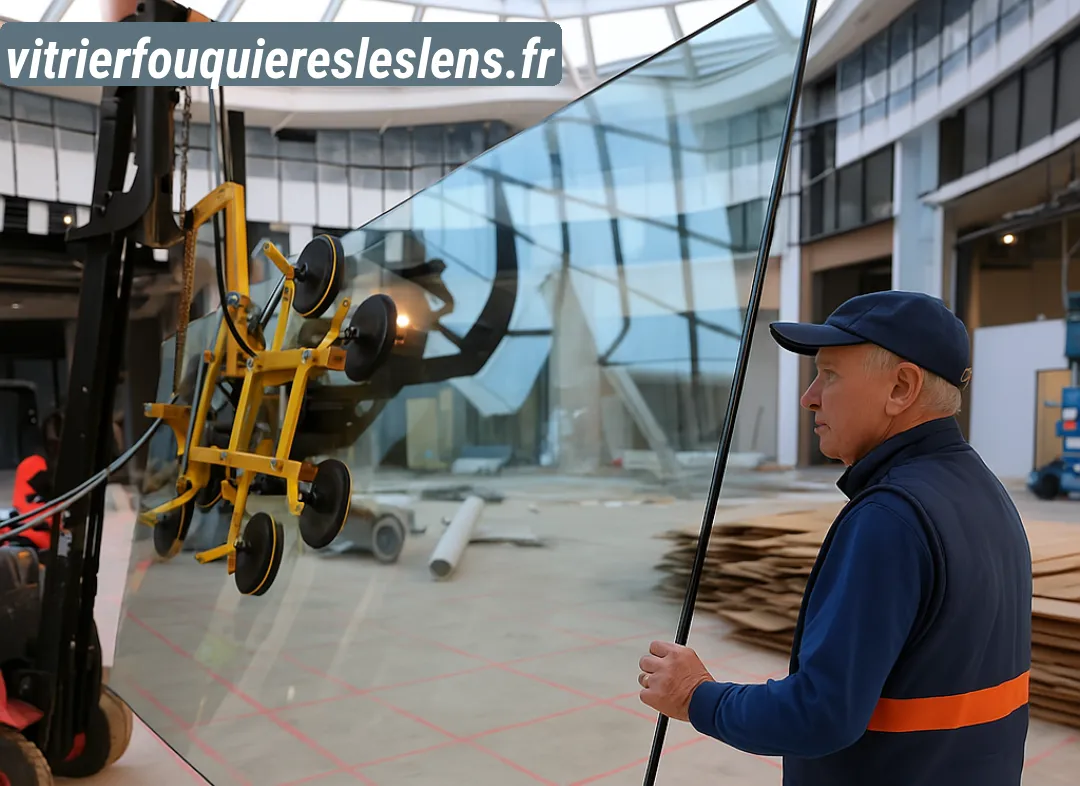 Remplacement de vitrine magasin Fouquières-lès-Lens